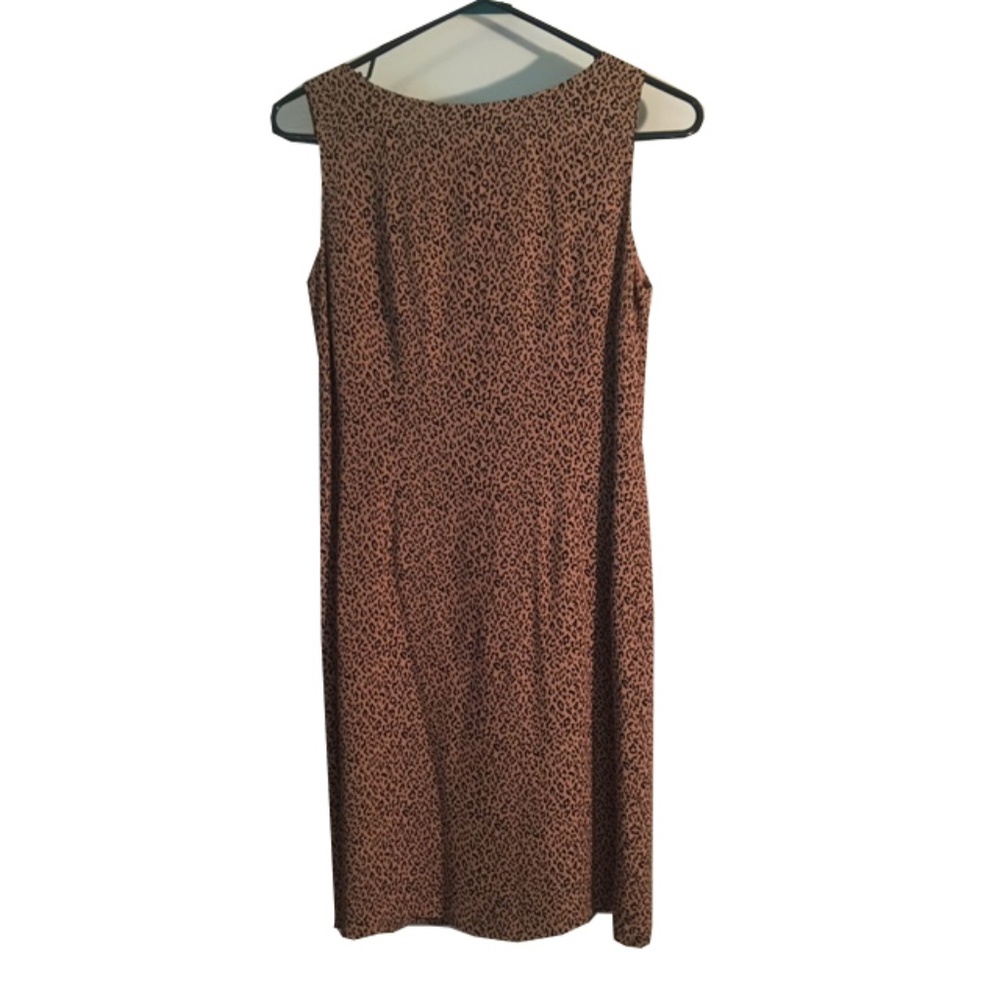 Animal print tank dress